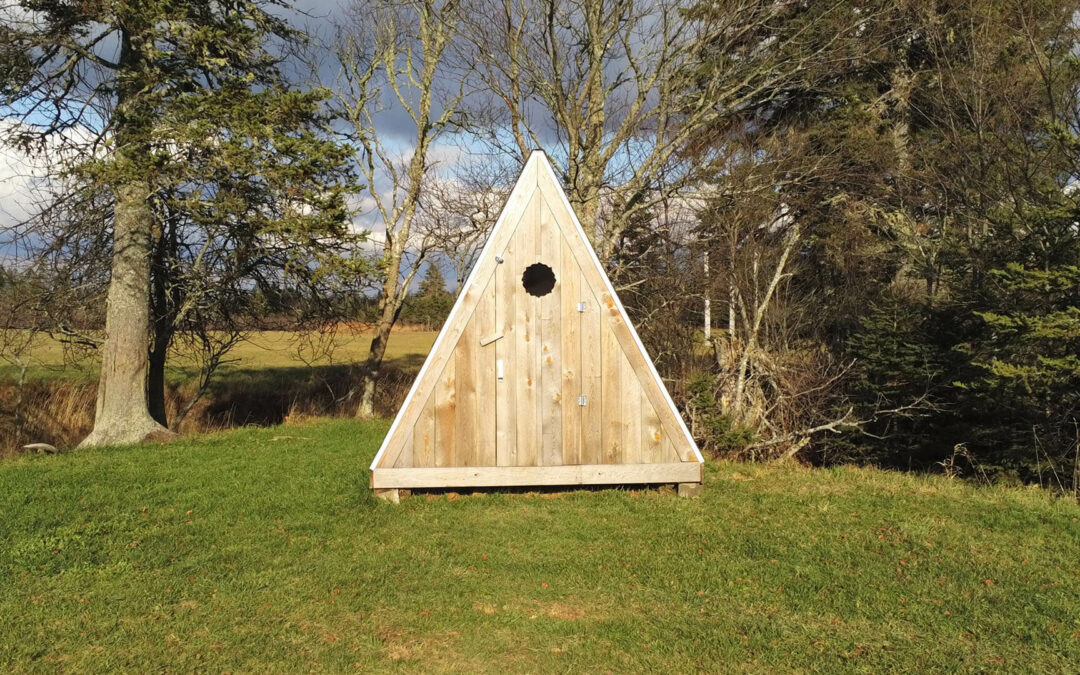 Wooden A-Frame Tents